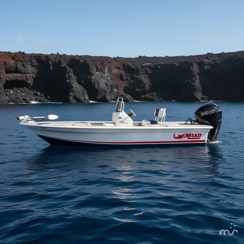 Slide: The Image of Mako 18 Pro Skiff Patriot Edition 2025 - 2