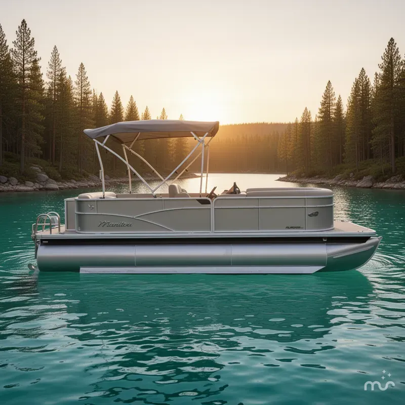 Slide: The Image of Manitou 22 Aurora LE 220VP Tritoon Pontoon 2019 - 2