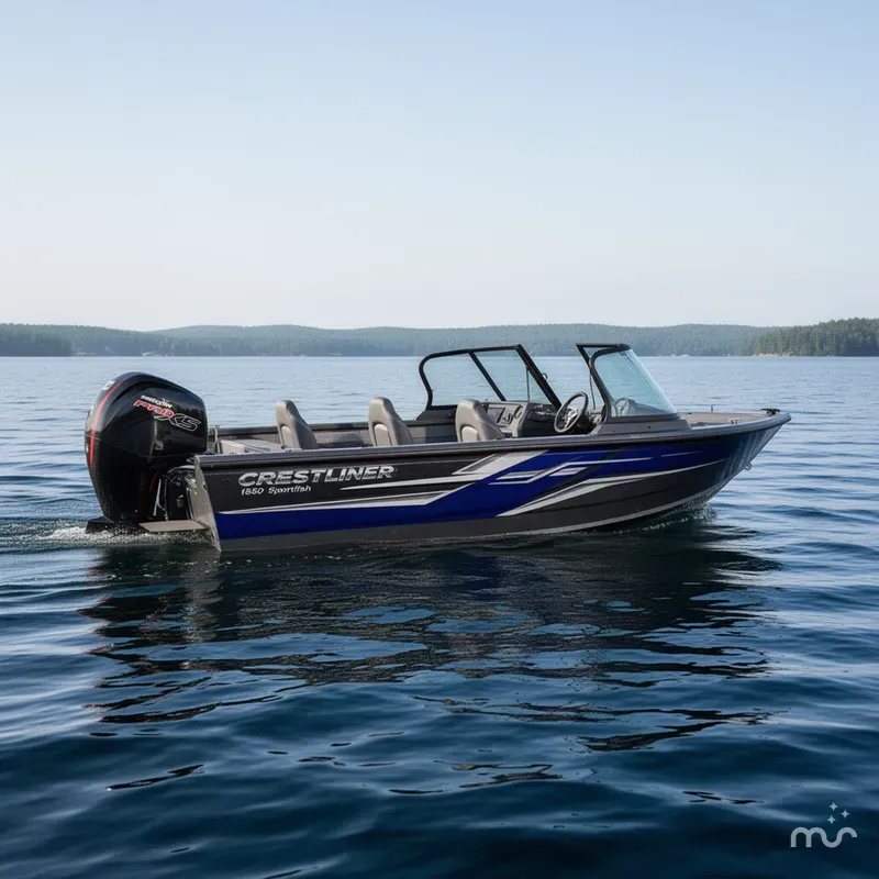 Slide: The Image of Crestliner 1850 Sportfish 2025 - 0
