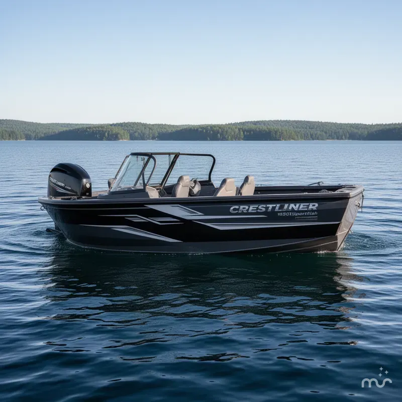 Slide: The Image of Crestliner 1850 Sportfish 2025 - 2