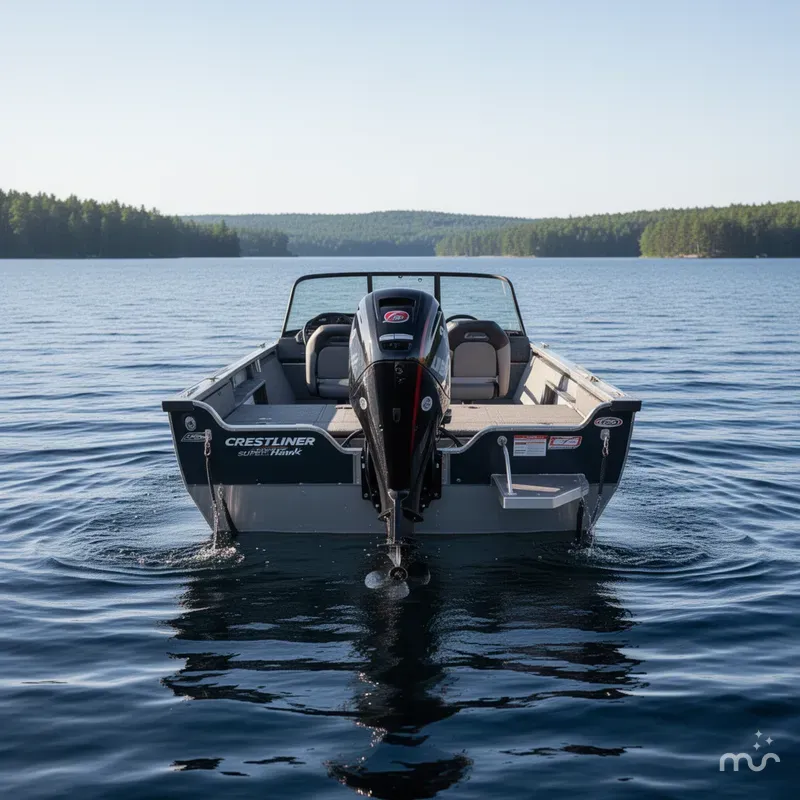 Slide: The Image of Crestliner 1750 Super Hawk 2025 - 2
