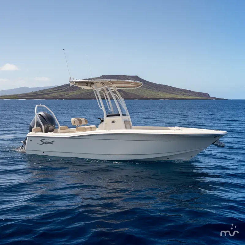 Slide: The Image of Scout Sportfish 195 2025 - 2