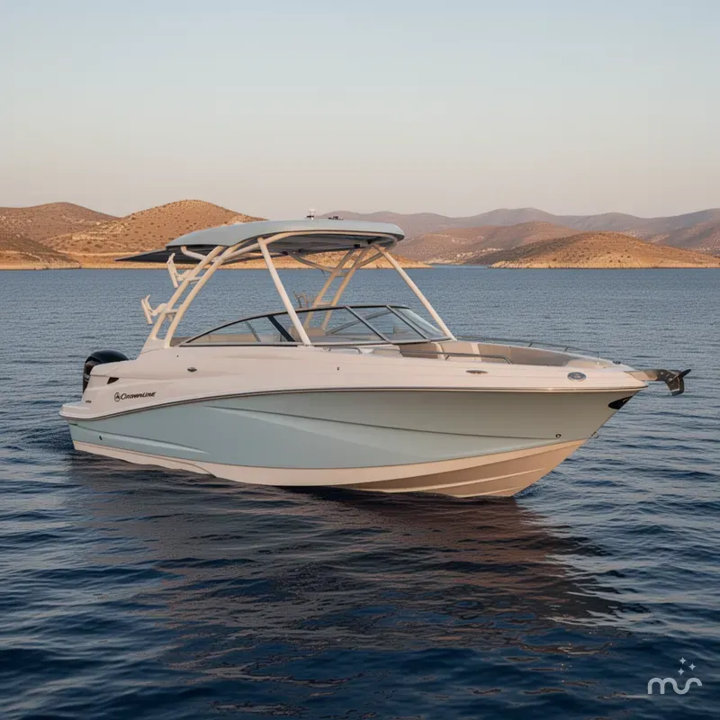 The Image of Crownline Boats 240 Finseeker DC w/ 300 HP DTS Mercury Outboard & 2025 - 0