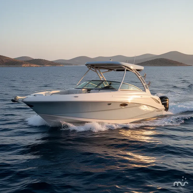 Slide: The Image of Crownline Boats 240 Finseeker DC w/ 300 HP DTS Mercury Outboard & 2025 - 4