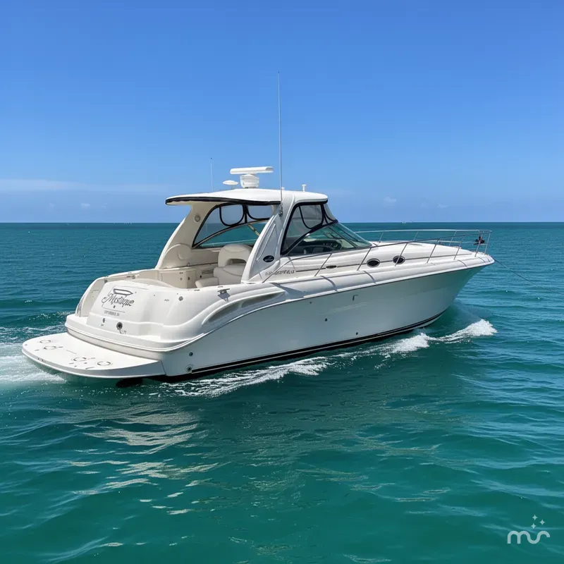 Slide: The Image of Sea Ray 410 Express Cruiser 2003 - 0