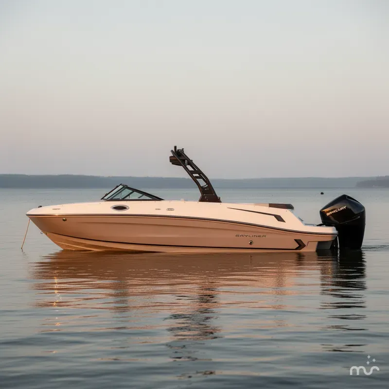 Slide: The Image of Bayliner VR6 Bowrider OB 2025 - 2