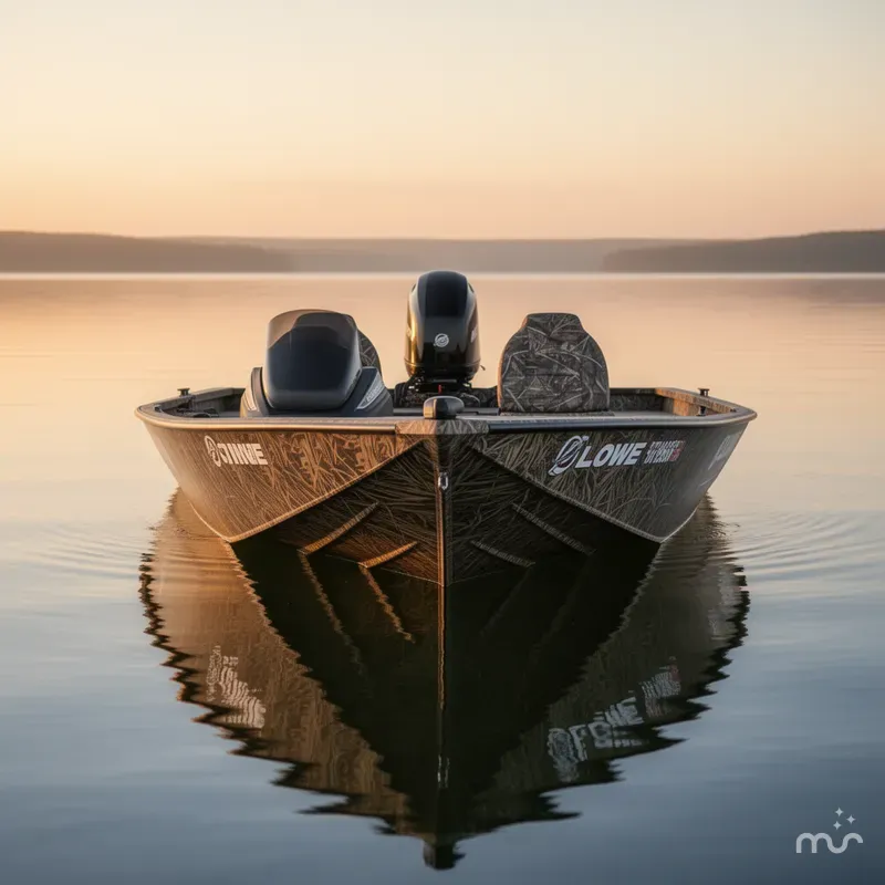 Slide: The Image of Lowe Stinger 175C W/60 HP Mercury Mossy Oak Shadow Gras 2024 - 3