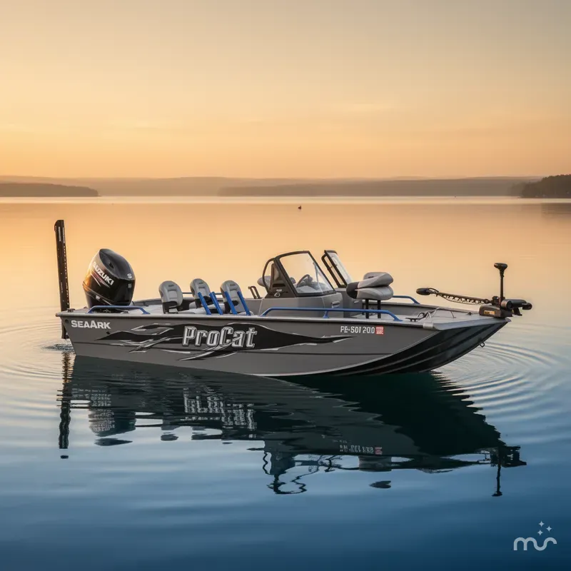Slide: The Image of SeaArk Pro Cat 200 W/Suzuki 200 And Suzuki 20 Kicker 2024 - 0