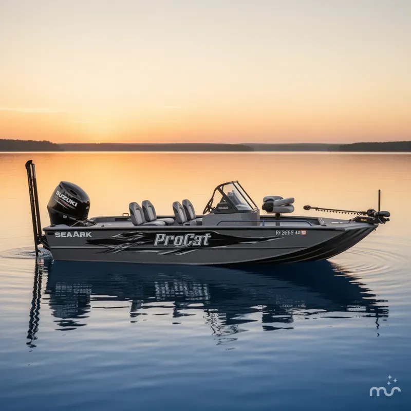 Slide: The Image of SeaArk Pro Cat 200 W/Suzuki 200 And Suzuki 20 Kicker 2024 - 2