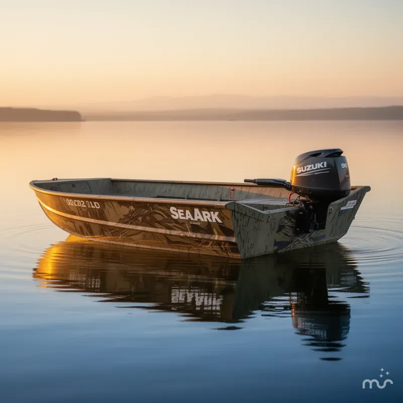 Slide: The Image of SeaArk 2072 SLD SUZUKI 90 TILLER HANDLE 2019 - 1