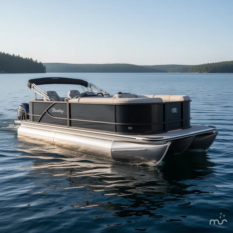 Slide: The Image of Bentley Pontoons 200 LE Cruise & Honda 4-Stroke EFI 2025 - 0