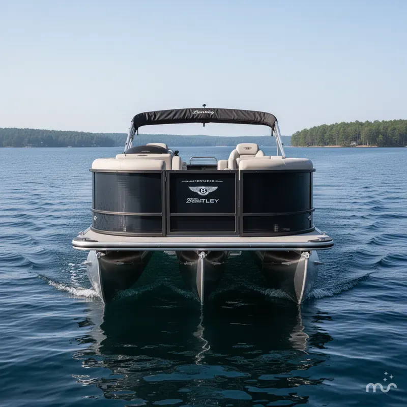 Slide: The Image of Bentley Pontoons 200 LE Cruise & Honda 4-Stroke EFI 2025 - 2