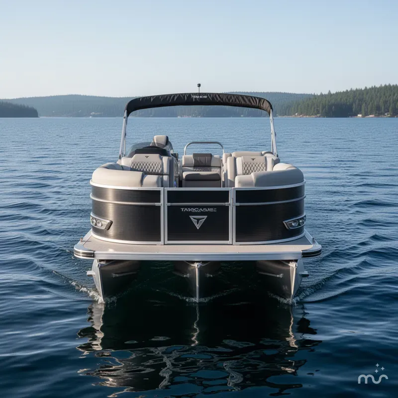 Slide: The Image of Tahoe Cascade 2385 Elite Cruise Tritoon & Honda 4-Stroke 2025 - 1
