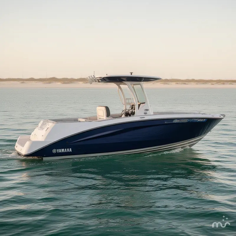 Slide: The Image of Yamaha 255 FSH SPORT H-YACHT BLUE-ALUMINUM 2025 - 0