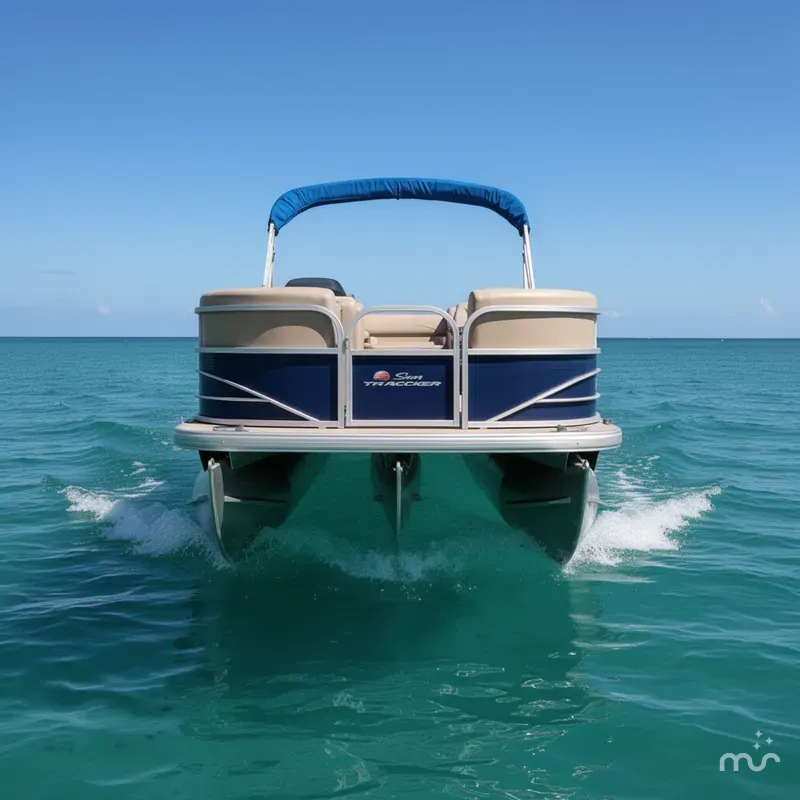 Slide: The Image of Sun Tracker Party Barge 20DLX 2018 - 3