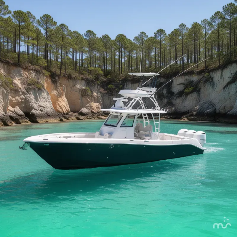 Slide: The Image of Everglades 355 Center Console 2019 - 2