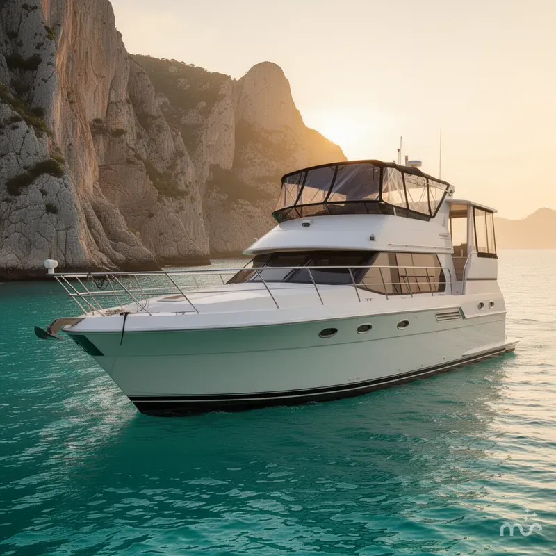 Slide: The Image of Carver Yachts 406 Motor Yacht 2001 - 2