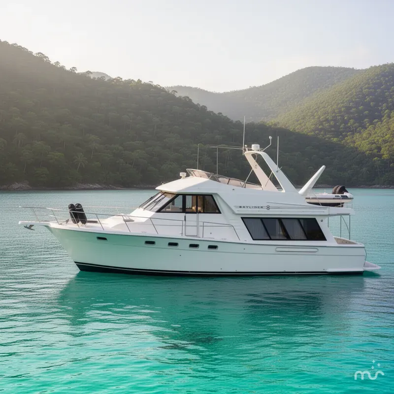 Slide: The Image of Bayliner 4788 Pilot House Motoryacht 2000 - 2