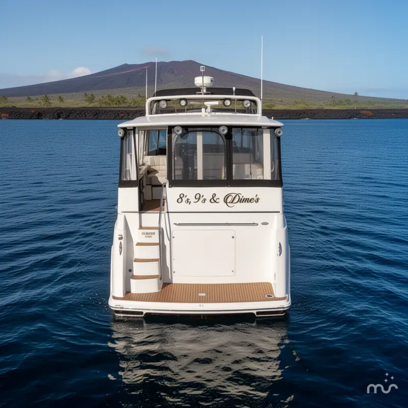 Slide: The Image of Carver Yachts 405 Aft Cabin Motor Yacht 1998 - 3