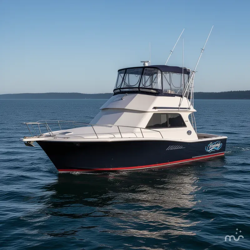 Slide: The Image of Viking 43 Convertible Must Sell NOW ! 1995 - 1