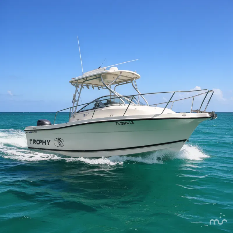 Slide: The Image of Bayliner 2052 Trophy Walkaround 2000 - 0