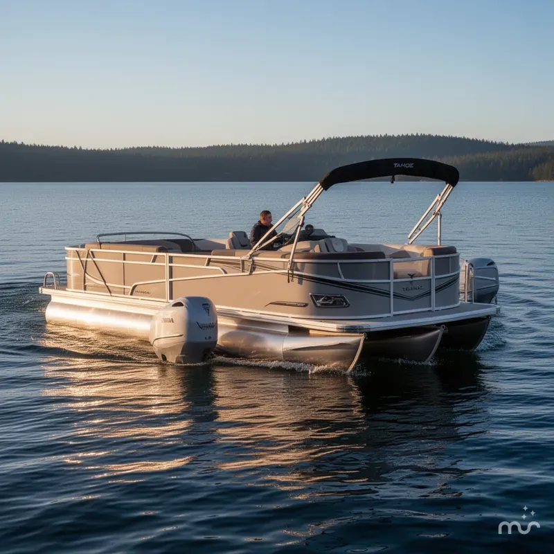 Slide: The Image of Tahoe LTZ 2385 Elite Cruise Tritoon & Honda 4-Stroke EFI 2025 - 0