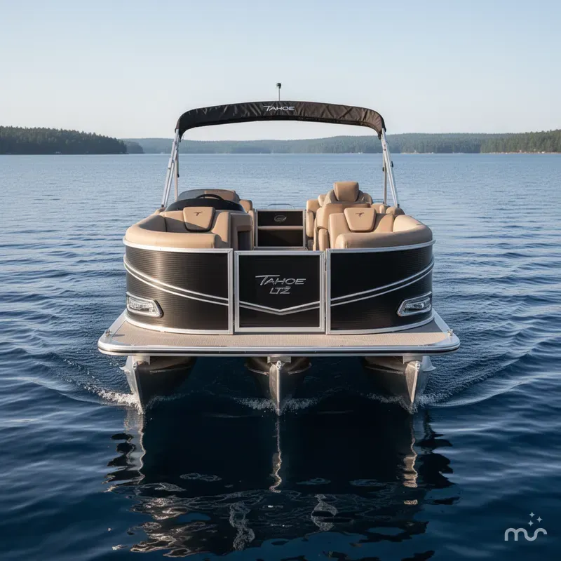 Slide: The Image of Tahoe LTZ 2385 Quad Lounge & Honda 4-Stroke EFI 2025 - 2