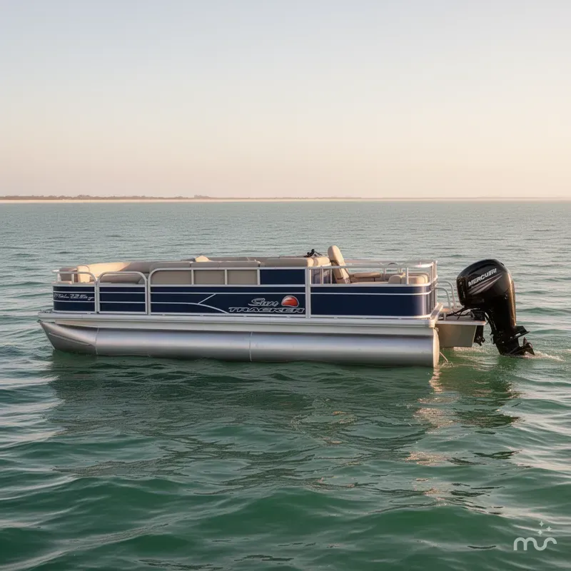 Slide: The Image of Sun Tracker Fishin' Barge 22 DLX 2016 - 1
