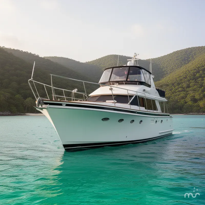 Slide: The Image of Ocean Alexander Motoryacht (55' LOA) 1987 - 1