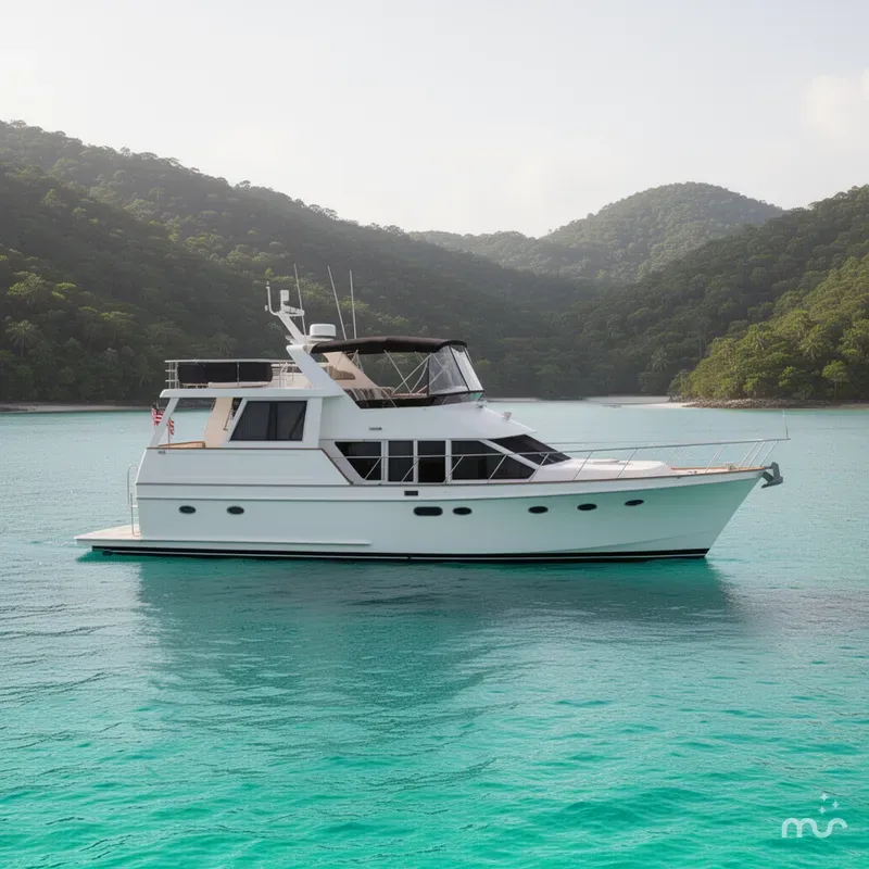 Slide: The Image of Ocean Alexander Motoryacht (55' LOA) 1987 - 2