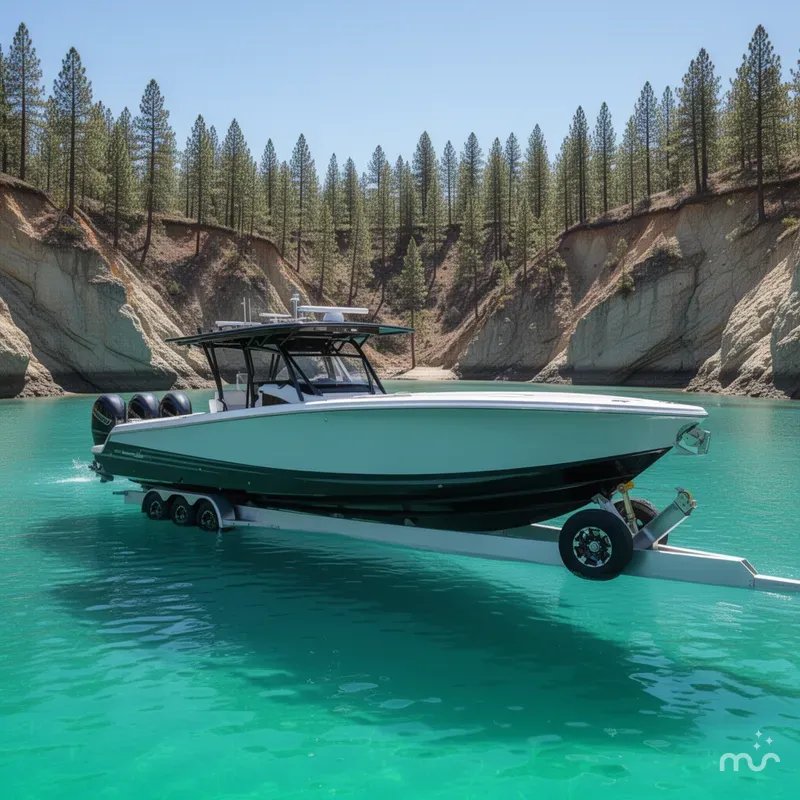 Slide: The Image of Nor-Tech 390 Sport with Trailer 2022 - 2