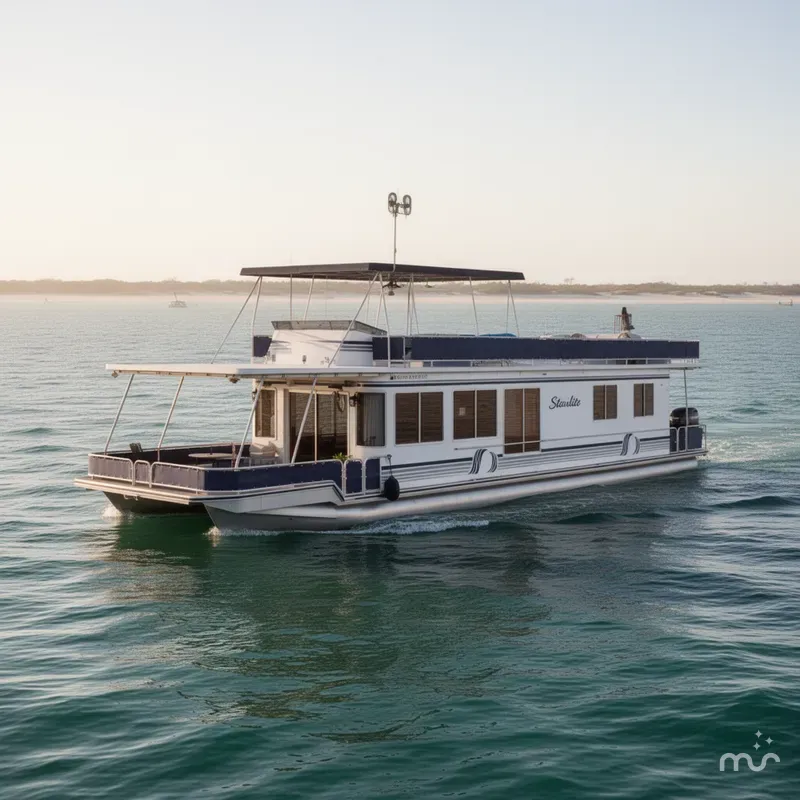 Slide: The Image of Starlite 15 X 67 Houseboat 2001 - 2