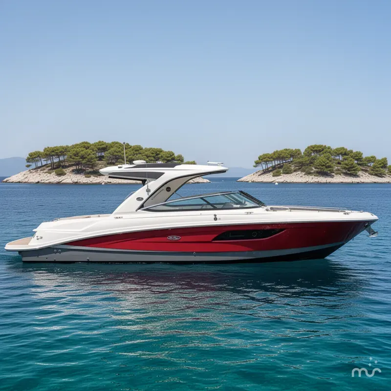 Slide: The Image of Sea Ray SLX 350 Outboard 2017 - 2