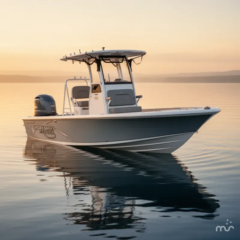 Slide: The Image of Sportsman Masters 247OE Bay Boat 2025 - 0