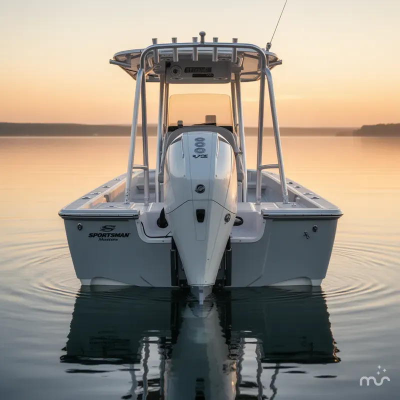Slide: The Image of Sportsman Masters 247OE Bay Boat 2025 - 2