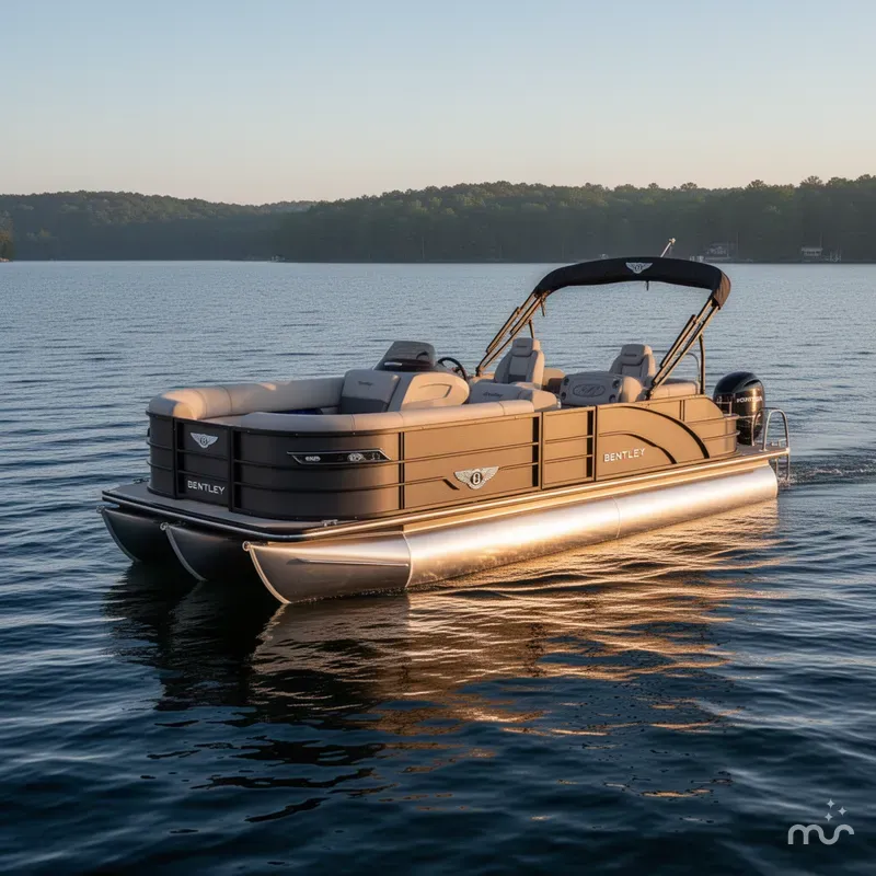 Slide: The Image of Bentley Pontoons Elite 223 Swingback Tritoon & Honda 4-Stroke EFI 2025 - 0