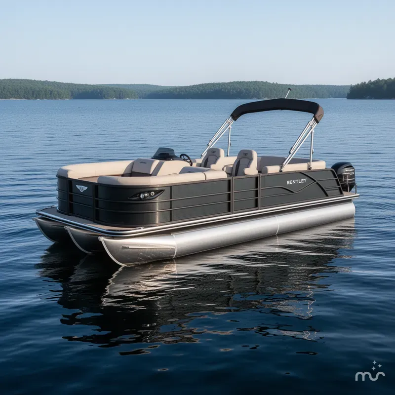 Slide: The Image of Bentley Pontoons Legacy 200 Swingback & Honda 4-Stroke EFI 2025 - 0