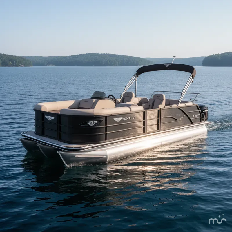 Slide: The Image of Bentley Pontoons Legacy 200 Swingback & Honda 4-Stroke EFI 2025 - 1