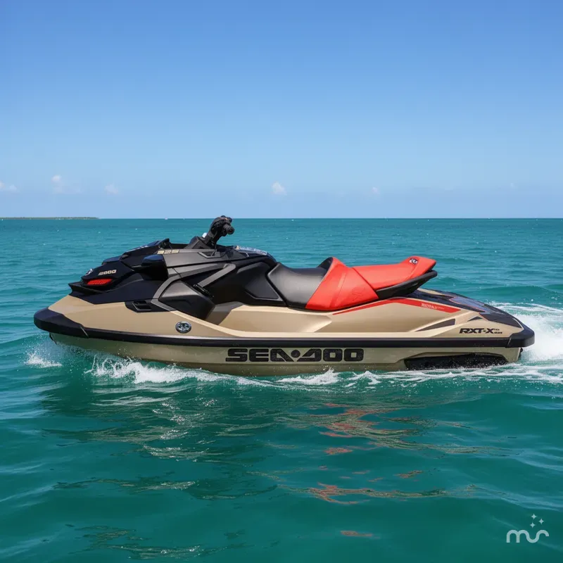 Slide: The Image of Sea-Doo RXT-X™ 325 Metallic Tan / Lava Red Premi 2025 - 2