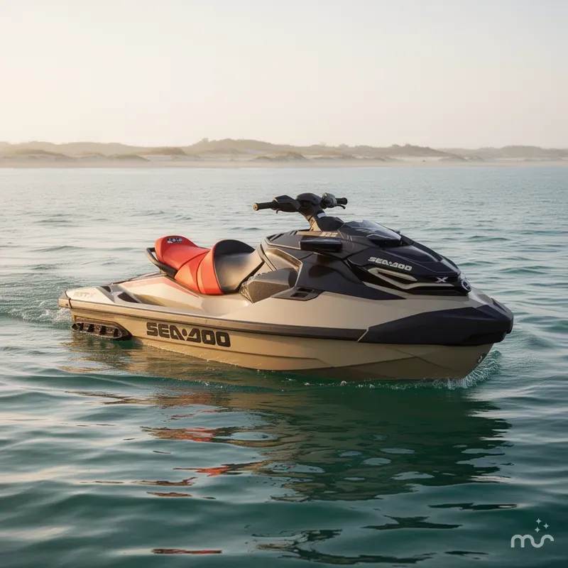 Slide: The Image of Sea-Doo RXT-X™ 325 Metallic Tan / Lava Red Premi 2025 - 0