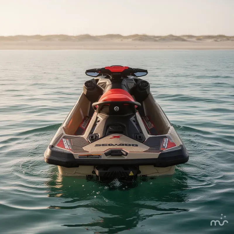 Slide: The Image of Sea-Doo RXT-X™ 325 Metallic Tan / Lava Red Premi 2025 - 3