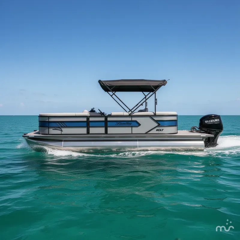 Slide: The Image of Bentley Pontoons 223 Bolt 2025 - 1