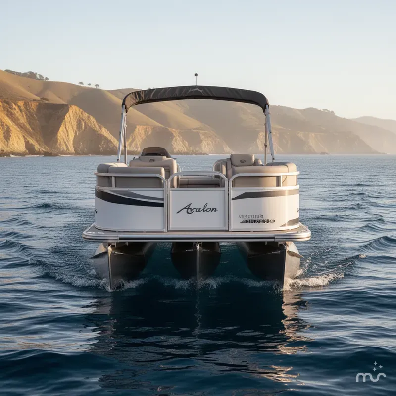 Slide: The Image of Avalon Venture Cruise 17 w/ 6.0 Torqeedo Electric Motor 2023 - 3