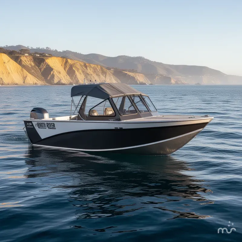 Slide: The Image of North River 218 Pursuit 2025 - 2