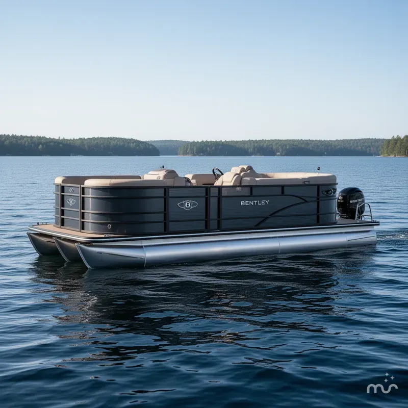 Slide: The Image of Bentley Pontoons Legacy 220 Navigator 2025 - 0