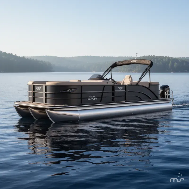Slide: The Image of Bentley Pontoons Legacy 220 Navigator 2025 - 2
