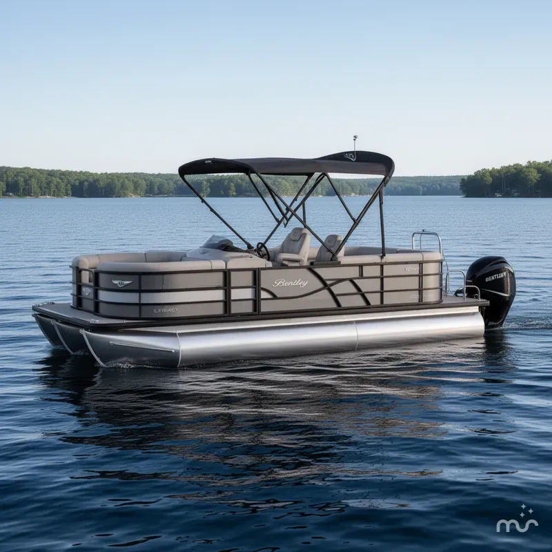 Slide: The Image of Bentley Pontoons Legacy 220 Navigator 2025 - 0
