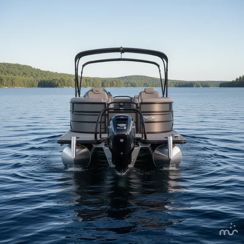 Slide: The Image of Bentley Pontoons Legacy 220 Navigator 2025 - 2