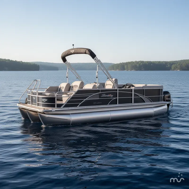 Slide: The Image of Bentley Pontoons 220 LEGACY QSB(QUAD SWINGBACK) 2024 - 0