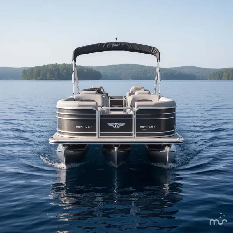 Slide: The Image of Bentley Pontoons 220 LEGACY QSB(QUAD SWINGBACK) 2024 - 2